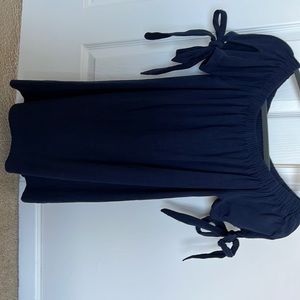 Lulus off the shoulder mini dress!